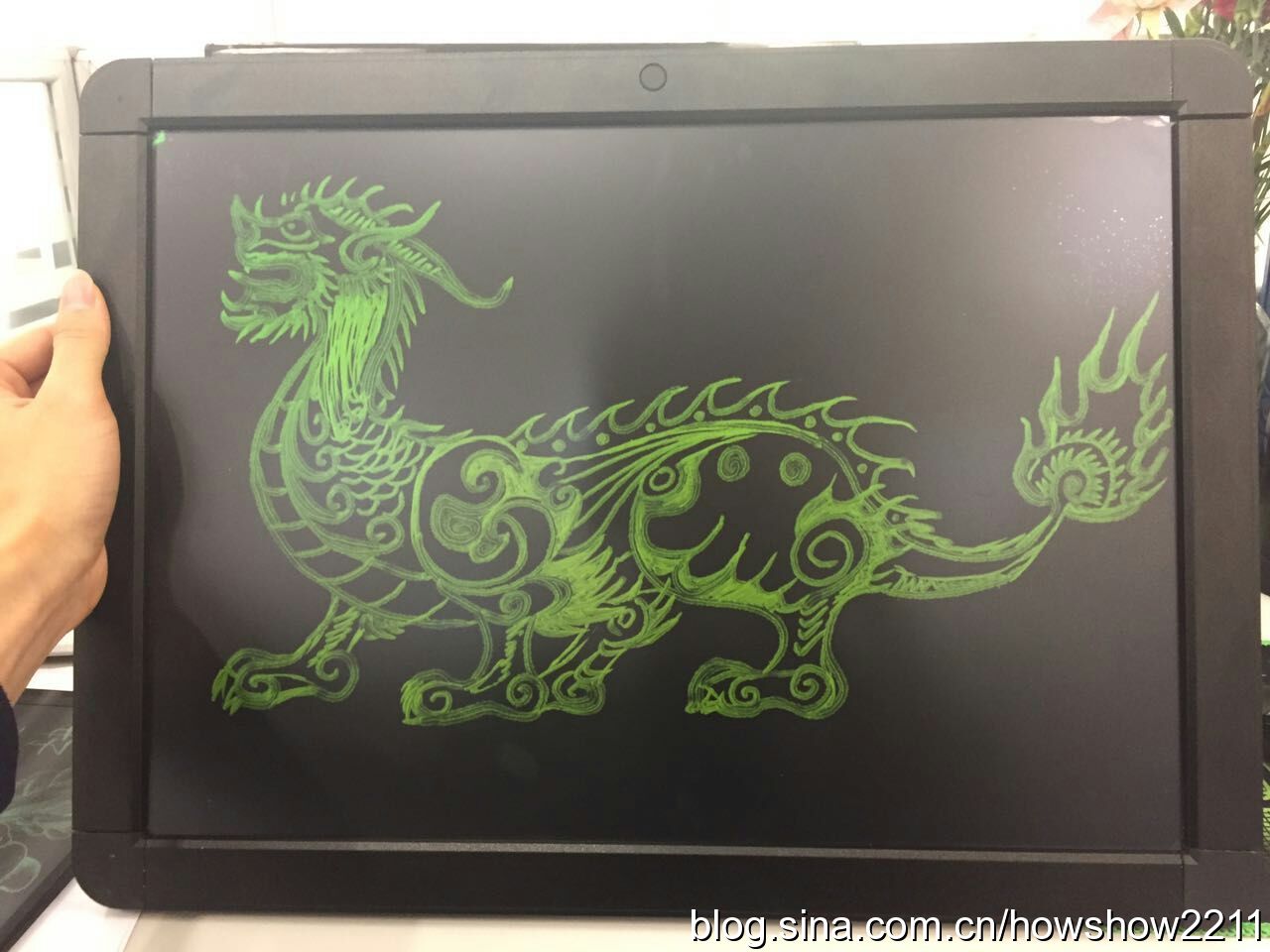 好寫(xiě)科技高亮型光能小黑板，光能黑板-黑科技不是一點(diǎn)點(diǎn)